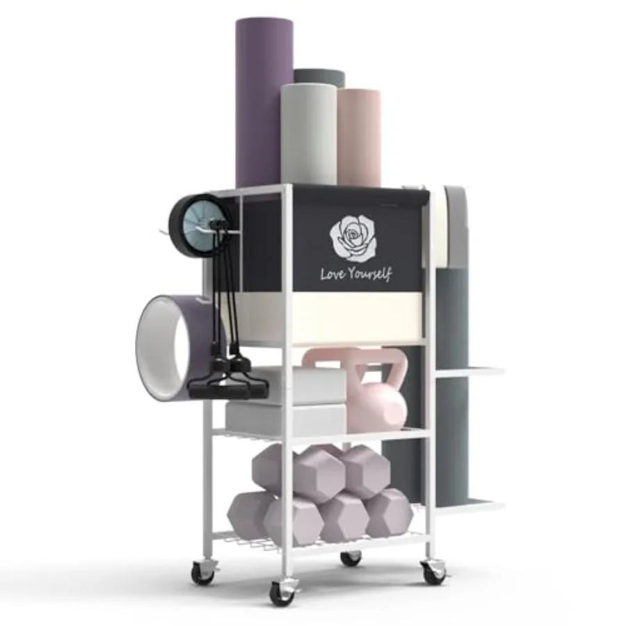 Yoga Mat Storage Rack Home Gym Storage Rack Gym Workout Equipment Storage Organizer Fitness Weight Rack on Wheels for Yoga MatY
Yoga Mat Storage Rack Home Gym Storage Rack Gym Workout Equipment Storage Organizer Fitness Weight Rack on Wheels for Yoga MatY