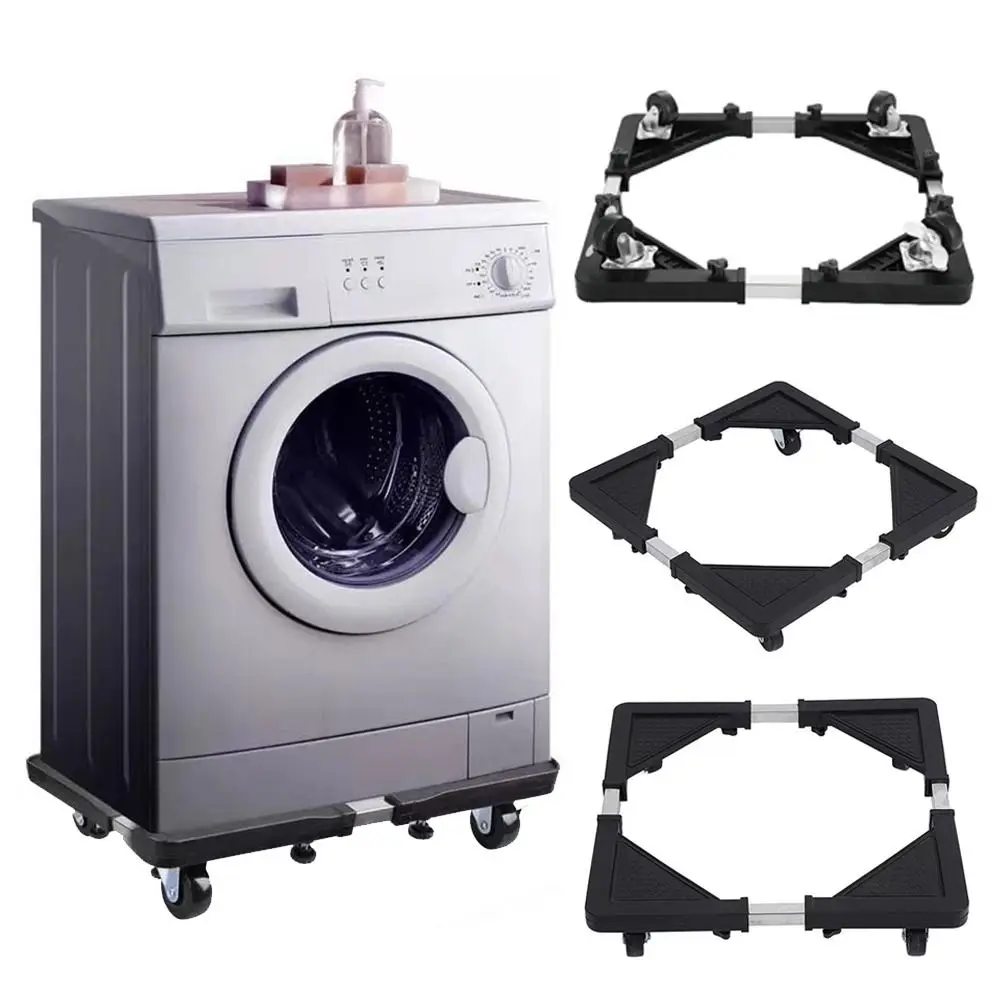 Сверхмощные 4-колесные колеса, подвижное основание, регулируемая по высоте подставка, опора для стиральной машины, антивибраторное основание для дома
Сверхмощные 4-колесные колеса, подвижное основание, регулируемая по высоте подставка, опора для стиральной машины, антивибраторное основание для дома