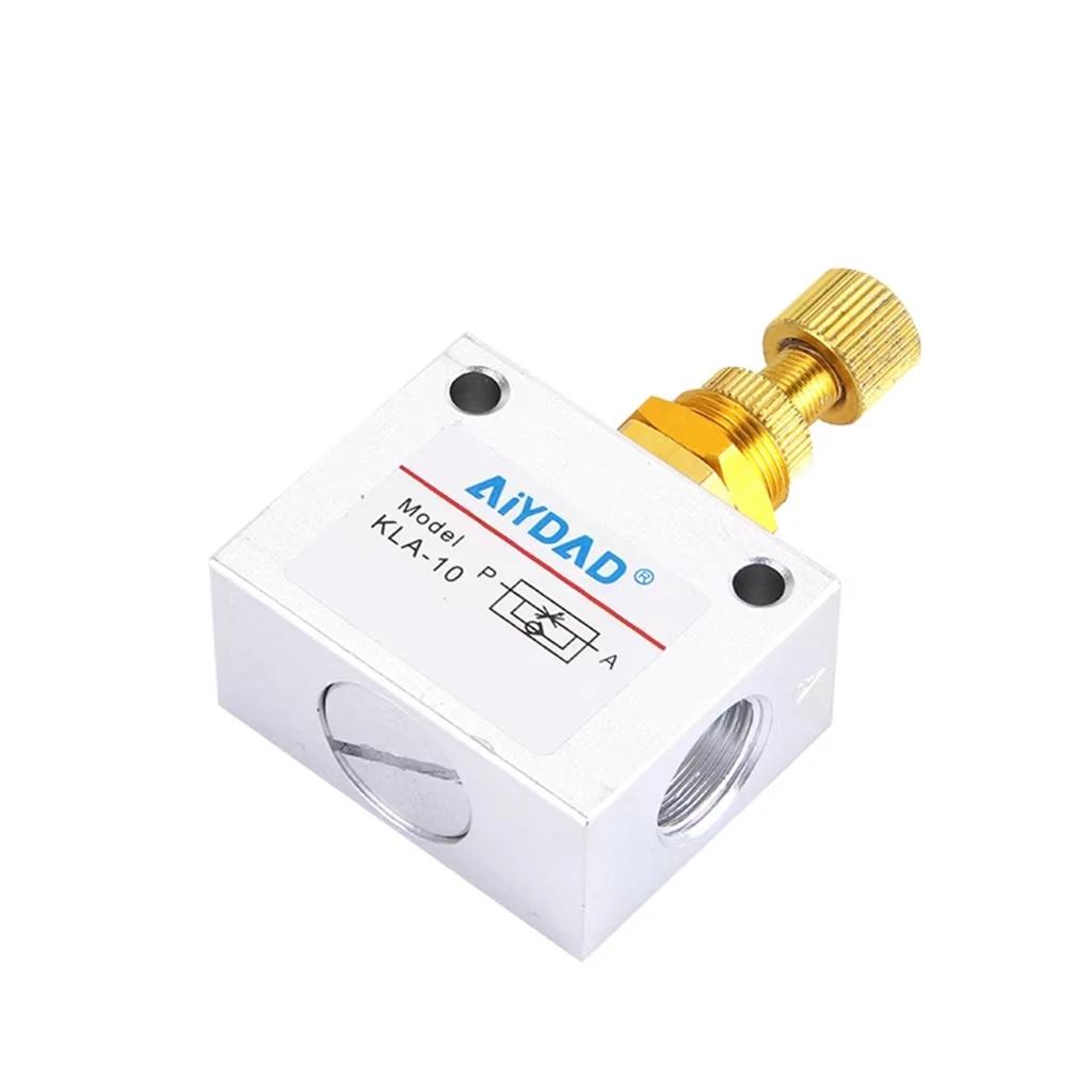KLA-10 Generator Nitrogen One-Way Pneumatic Airflow Speed Control Valve
KLA-10 Generator Nitrogen One-Way Pneumatic Airflow Speed Control Valve