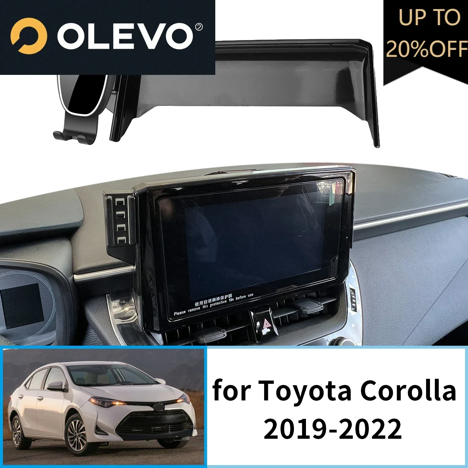Для Toyota Corolla 2019 ~ 2022 E210 8/9 дюймов GPS кронштейн навигационная подставка автоаксессуары
Для Toyota Corolla 2019 ~ 2022 E210 8/9 дюймов GPS кронштейн навигационная подставка автоаксессуары