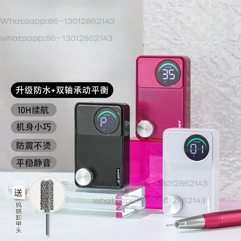 Wireless Portable Nail Drill Waterproof Double Bearing Electric Manicure Machine LCD Screen Nail Polisher For Home Salon
Wireless Portable Nail Drill Waterproof Double Bearing Electric Manicure Machine LCD Screen Nail Polisher For Home Salon