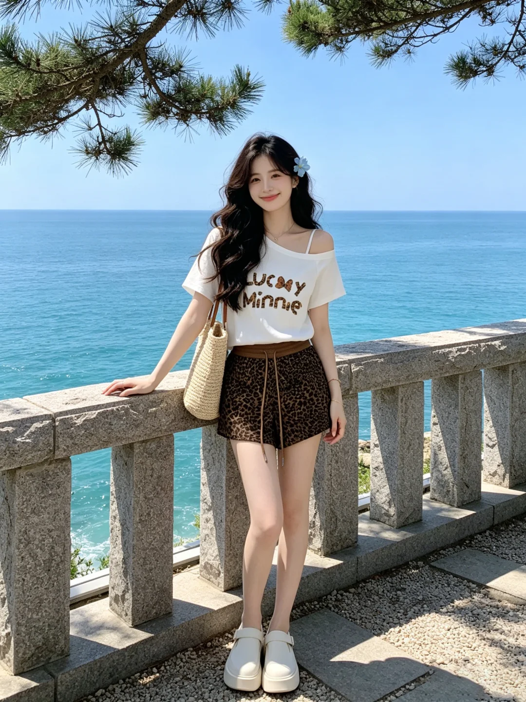 Korean Style Chic Letter Print Asymmetrical Shoulder T-Shirt And Shorts Two-Piece Set for Women Summer Fashion Outfit
Korean Style Chic Letter Print Asymmetrical Shoulder T-Shirt And Shorts Two-Piece Set for Women Summer Fashion Outfit