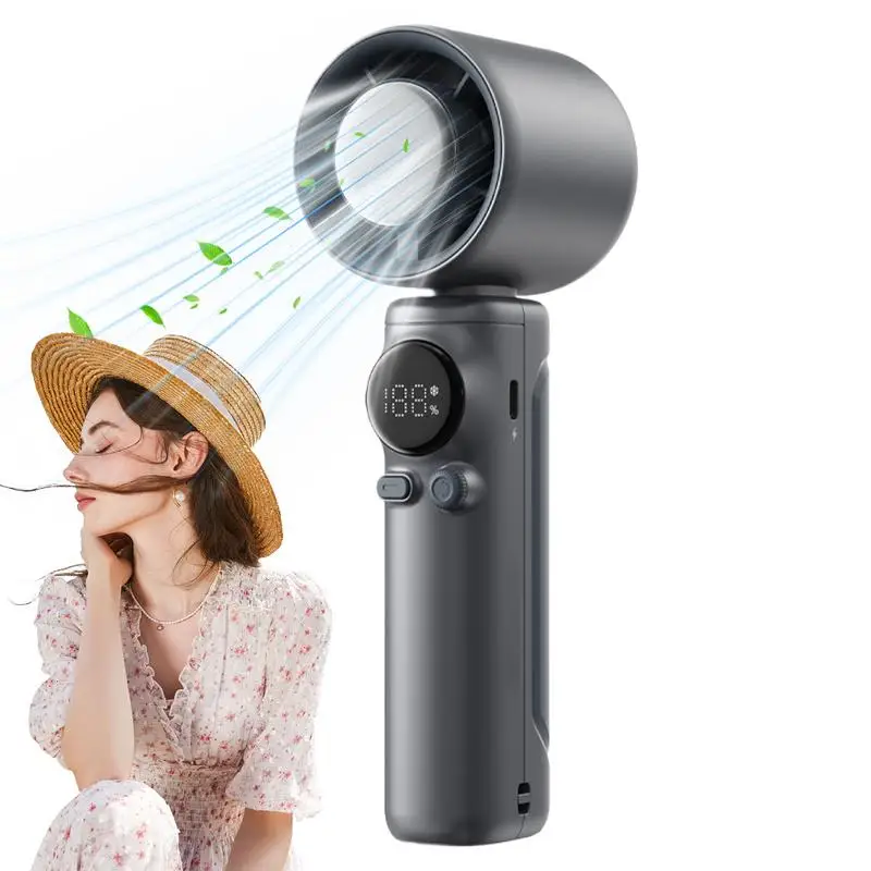 15h Long Battery Portable Fans 12W 4000mAh Handheld Mini Fan With LED Display 100 Speeds Rechargeable Quite Fan For Beach Travel
15h Long Battery Portable Fans 12W 4000mAh Handheld Mini Fan With LED Display 100 Speeds Rechargeable Quite Fan For Beach Travel