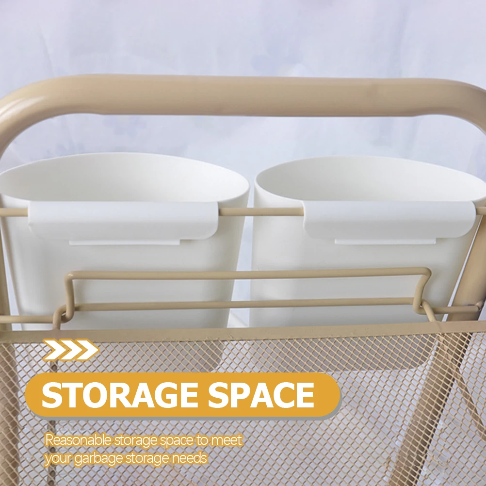 4pcs White Storage Hanging Baskets Mini Cart Organizers Beauty Salon Garbage Space Saving Accessories
4pcs White Storage Hanging Baskets Mini Cart Organizers Beauty Salon Garbage Space Saving Accessories
