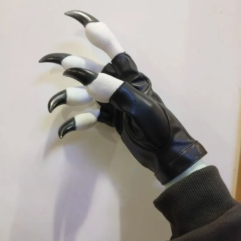 Animal Paws with Simulation Nails Furry Fursuit Cosplay Accessories Claw Gloves Unisex PU Leather Gloves for Halloween
Animal Paws with Simulation Nails Furry Fursuit Cosplay Accessories Claw Gloves Unisex PU Leather Gloves for Halloween