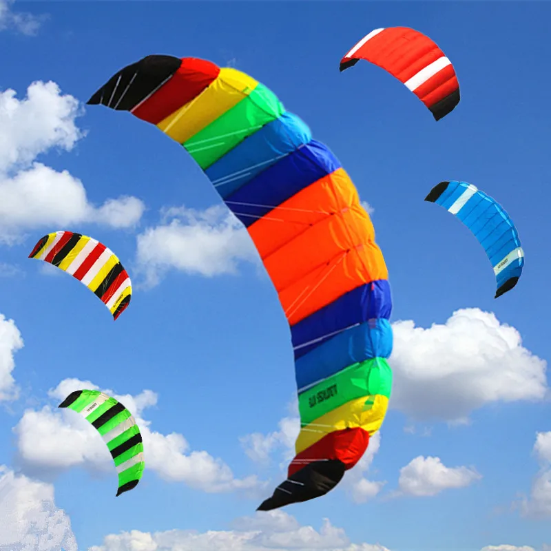 free shipping dual Line Stunt flying power Kite rainbow large soft kites for adults inflatable toys Flying kite outdoor toys 
free shipping dual Line Stunt flying power Kite rainbow large soft kites for adults inflatable toys Flying kite outdoor toys
