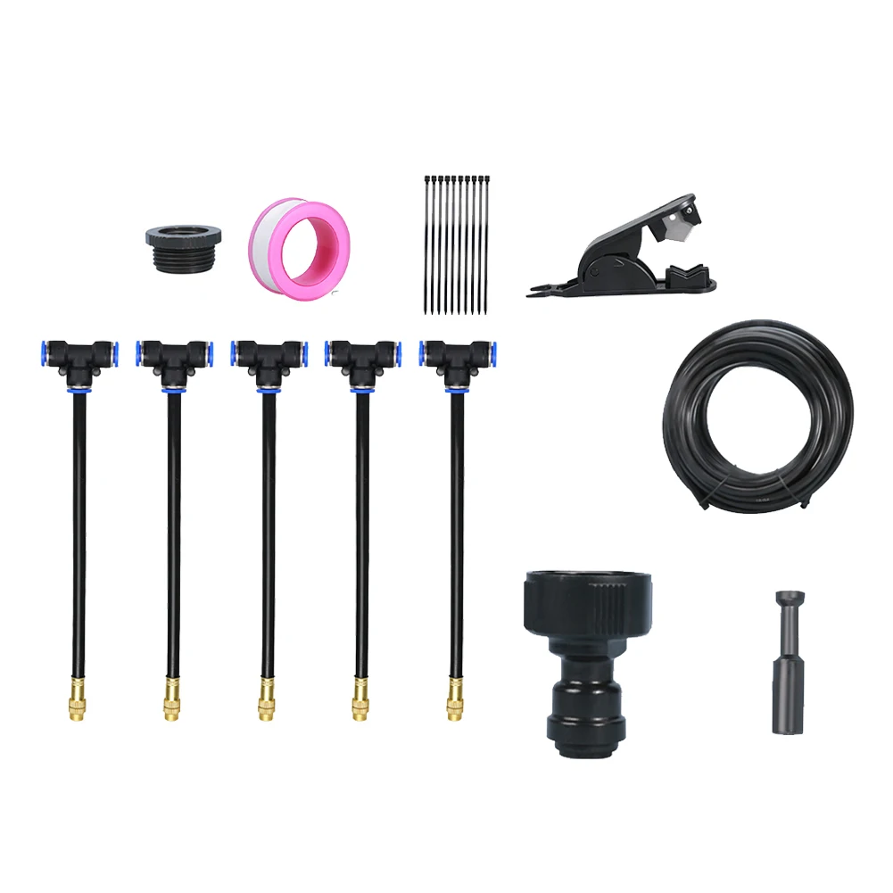 360-degree Bending Dropper Drip Irrigation System Adjustable Watering Misting System for Landscape Flower Bed & Patio Plants
360-degree Bending Dropper Drip Irrigation System Adjustable Watering Misting System for Landscape Flower Bed & Patio Plants