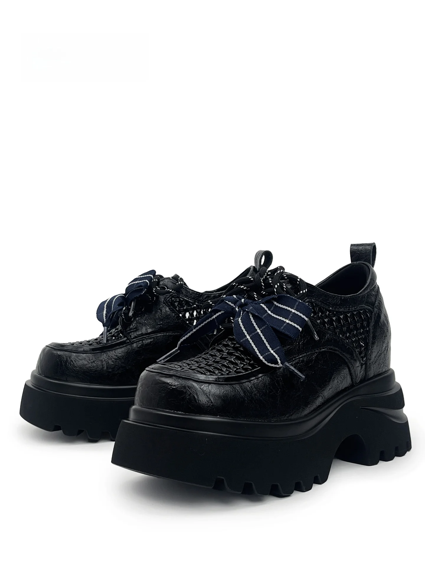 MibVias Punk Style Women's Thick Bottom Breathable Mesh Shoes Heightening Y2K Spicy Single Shoes round Toe Cross Strap
MibVias Punk Style Women's Thick Bottom Breathable Mesh Shoes Heightening Y2K Spicy Single Shoes round Toe Cross Strap
