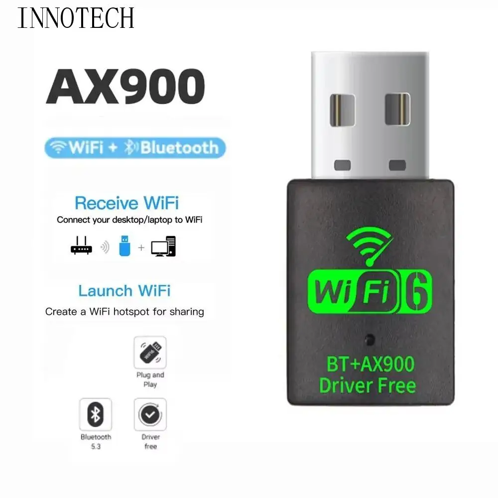 Wi-Fi-приемник Сетевой адаптер Wi-Fi Сетевая карта AX900 WLAN Dongle Беспроводной двухдиапазонный Wi-Fi-приемник 
Wi-Fi-приемник Сетевой адаптер Wi-Fi Сетевая карта AX900 WLAN Dongle Беспроводной двухдиапазонный Wi-Fi-приемник