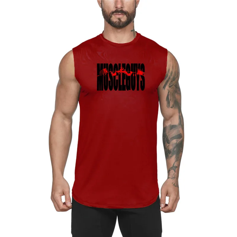Muscleguys о-образный вырез для бодибилдинга фитнеса тренировок хлопковая Спортивная одежда для спортзала летняя модная дышащая рубашка без рукавов с принтом
Muscleguys о-образный вырез для бодибилдинга фитнеса тренировок хлопковая Спортивная одежда для спортзала летняя модная дышащая рубашка без рукавов с принтом