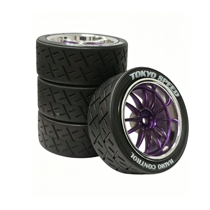RC Car Rubber Tires 4PCS 66mmx28mm 12mm Hex Hub Durable Grip for 1/10 Drift Racing
RC Car Rubber Tires 4PCS 66mmx28mm 12mm Hex Hub Durable Grip for 1/10 Drift Racing