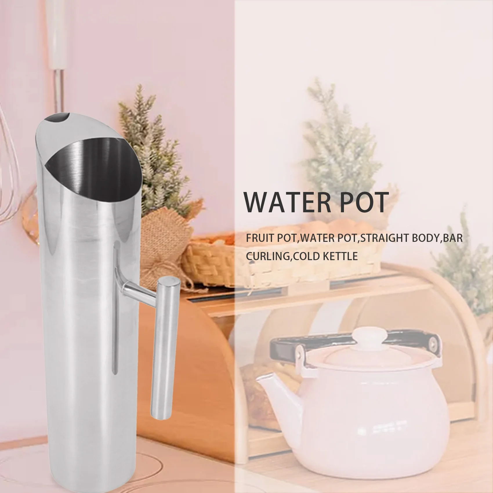 Горшок для воды, кувшин для воды из нержавеющей стали с защитой от льда, чайник, кувшин для холодных напитков, горшок для сока, аксессуары для бара KTV, 2 л
Горшок для воды, кувшин для воды из нержавеющей стали с защитой от льда, чайник, кувшин для холодных напитков, горшок для сока, аксессуары для бара KTV, 2 л