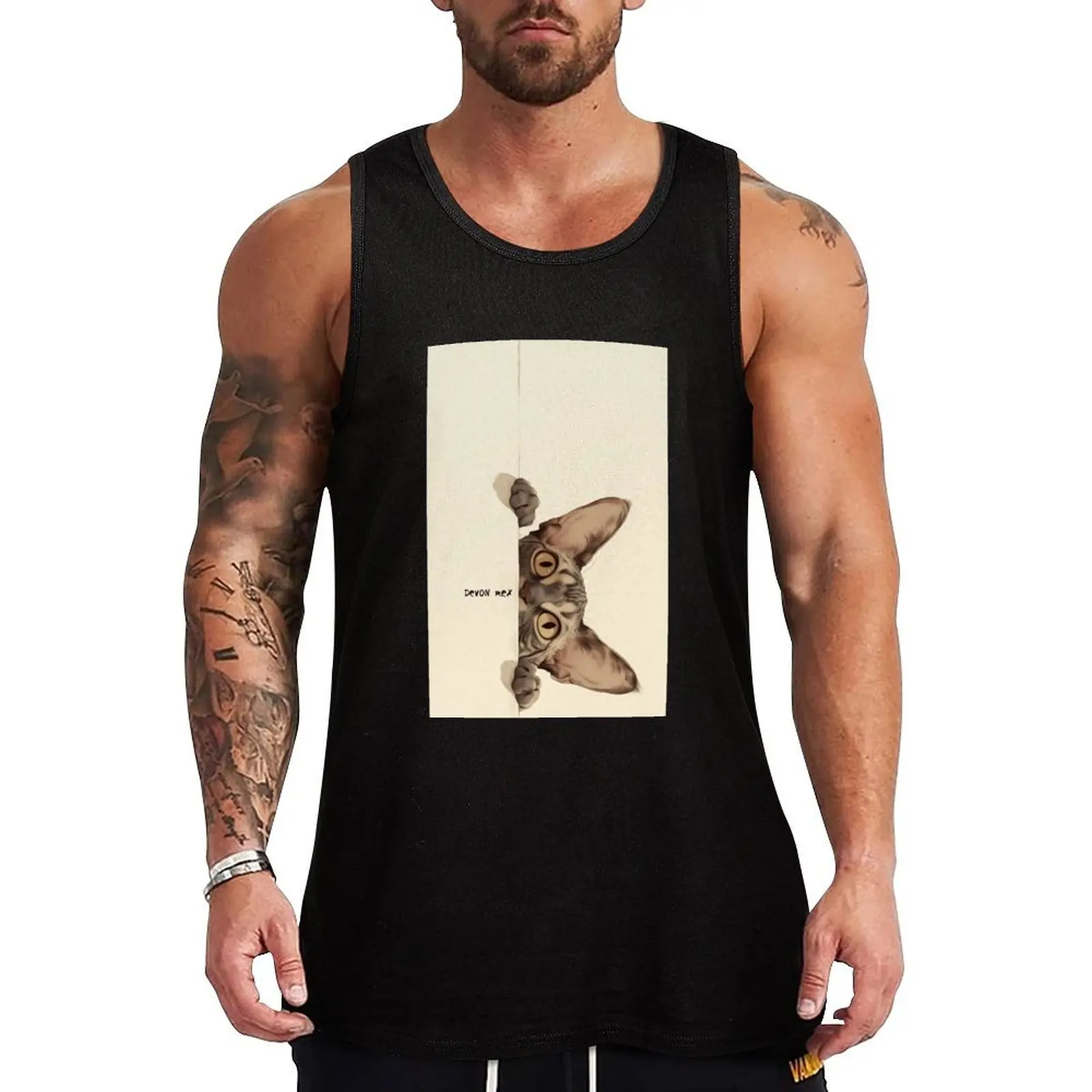 Peekaboo Devon Rex Cat Tank Top t-shirt for man bodybuilding men summer clothes
Peekaboo Devon Rex Cat Tank Top t-shirt for man bodybuilding men summer clothes