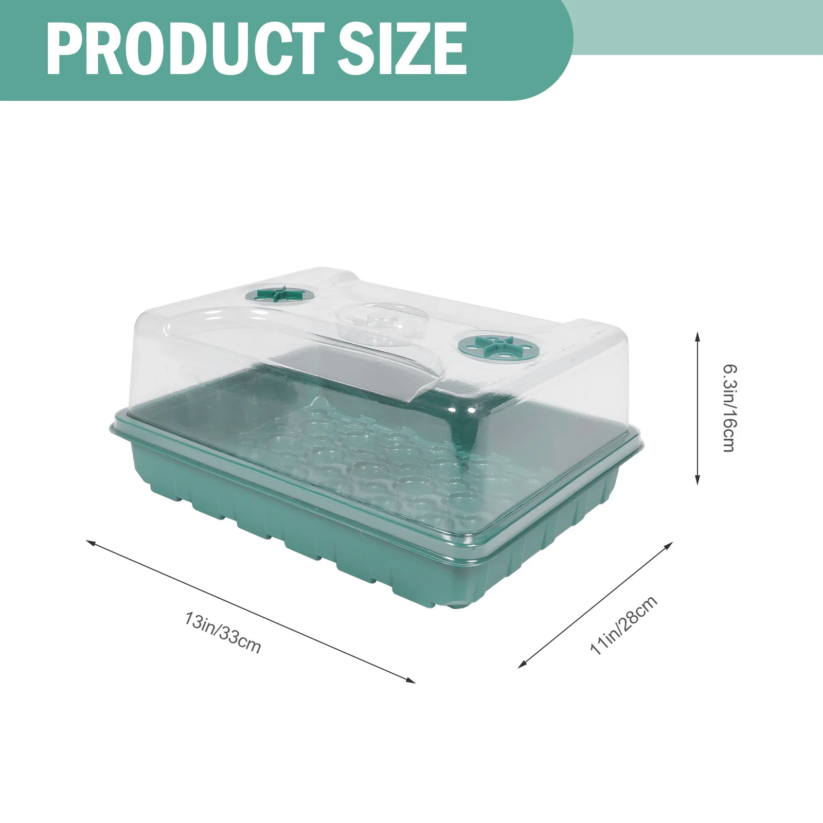 1 set Planting Box Set For Vegetable Flower Seedling Starter Trays Drainage Holes Garden Nursery Growing Containers Sowing Tray
1 set Planting Box Set For Vegetable Flower Seedling Starter Trays Drainage Holes Garden Nursery Growing Containers Sowing Tray