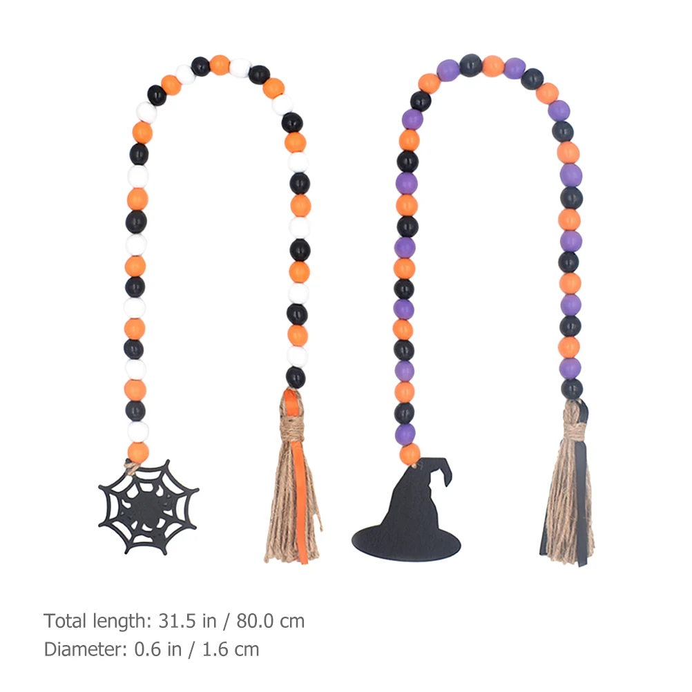 2Pcs Halloween Theme Wood Bead Garland Tassel Tiered Tray Decor Indoor Party Supplies
2Pcs Halloween Theme Wood Bead Garland Tassel Tiered Tray Decor Indoor Party Supplies