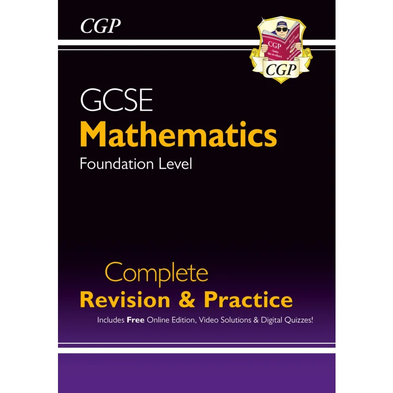 GCSE Math Complete Revision Practice Foundation Inc Online Ed Videos Quizzes CGP Книги 9781782943839
GCSE Math Complete Revision Practice Foundation Inc Online Ed Videos Quizzes CGP Книги 9781782943839