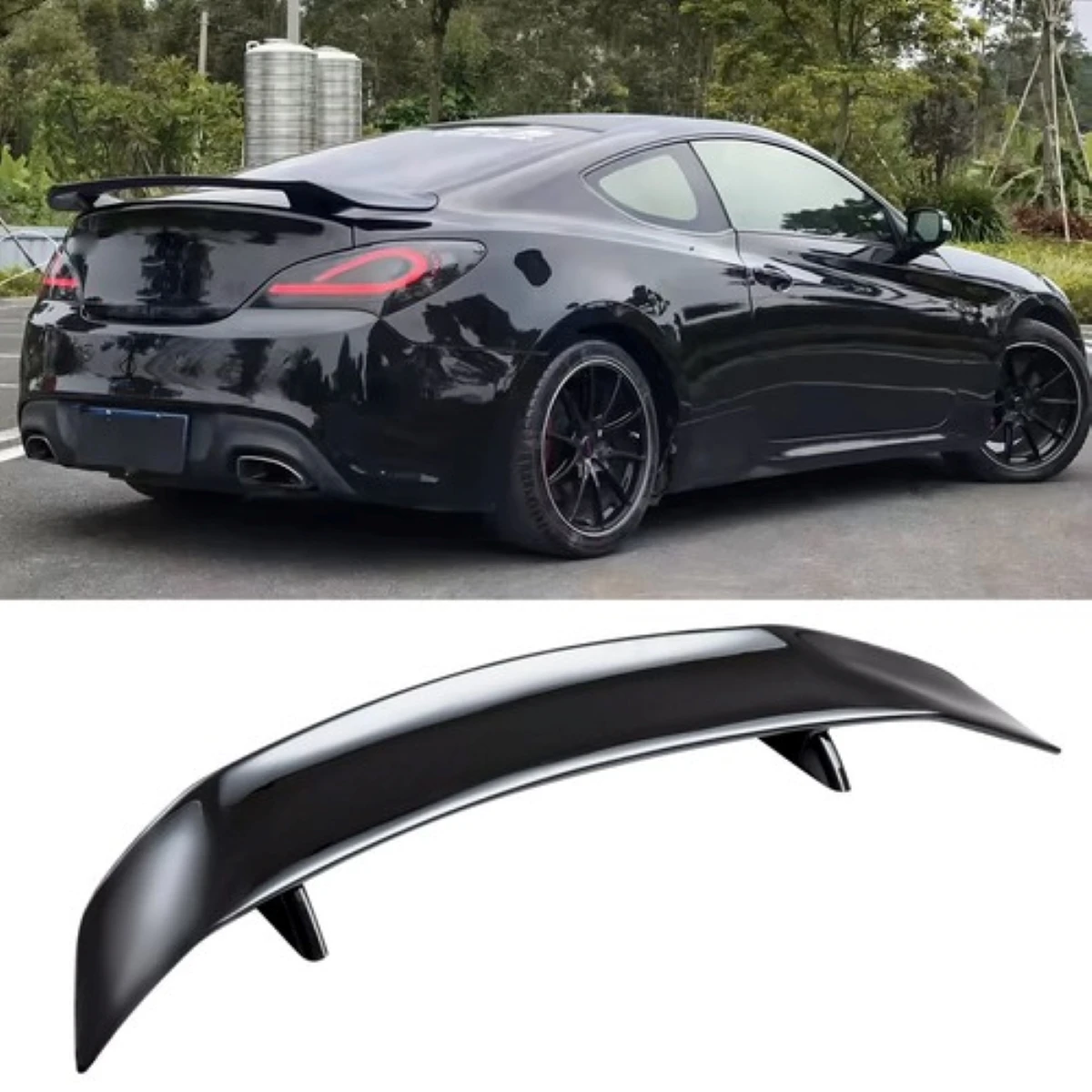 Гоночный черный задний спойлер багажника, крыло для Hyundai Genesis Coupe GT-Style
Гоночный черный задний спойлер багажника, крыло для Hyundai Genesis Coupe GT-Style
