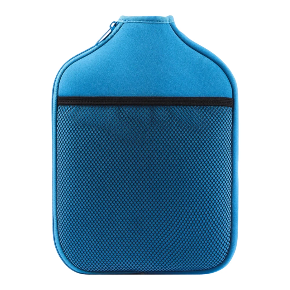 Zippered Pickleball Paddle Cover with Breathable Mesh Side Pocket for Balls and Portable Strap for Easy Handling
Zippered Pickleball Paddle Cover with Breathable Mesh Side Pocket for Balls and Portable Strap for Easy Handling