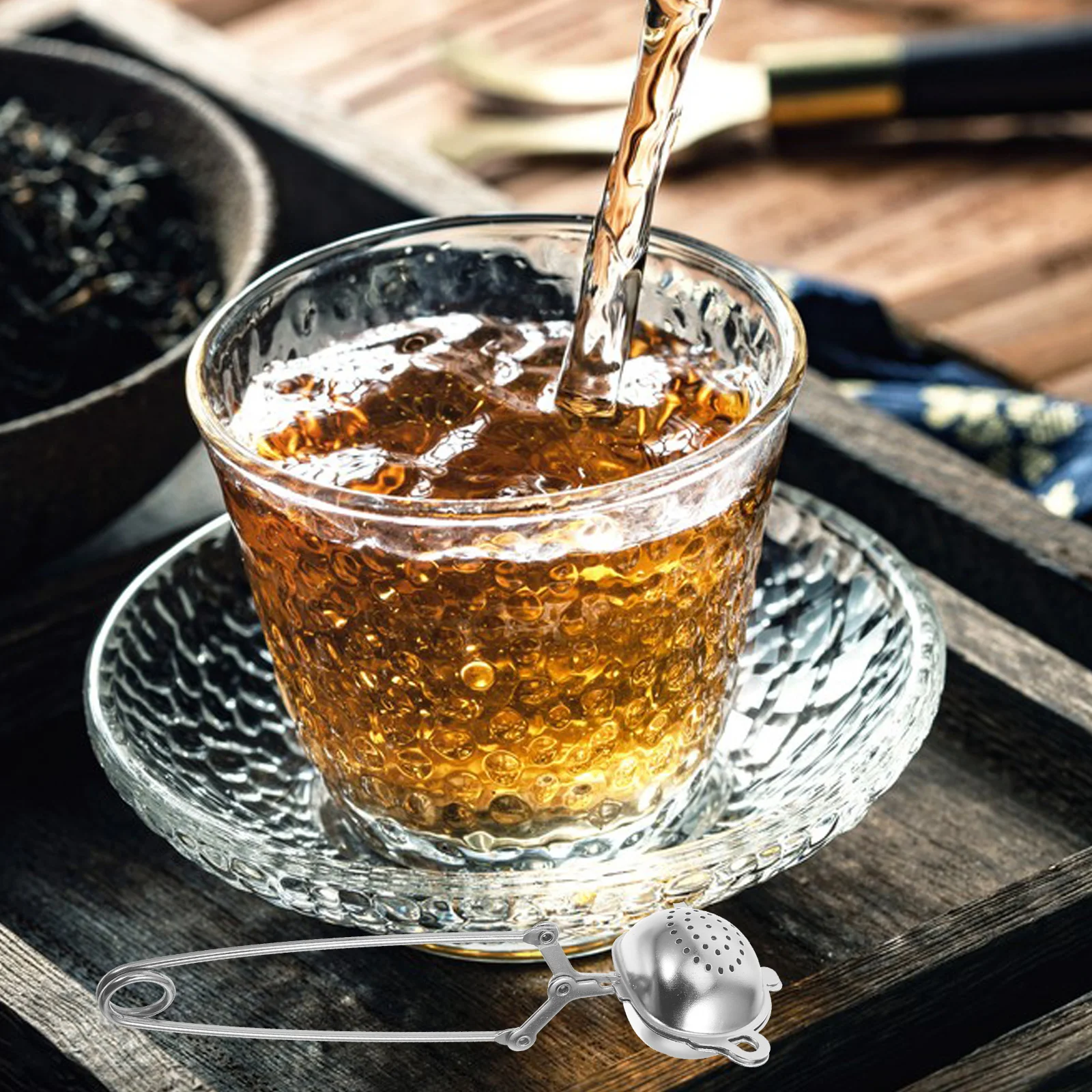 Teapot Shaped Clip Infuser Spoon Stainless Steel Tea Strainer Snap Filter Kitchen Accessories Household Tea Supply Small Gifts
Teapot Shaped Clip Infuser Spoon Stainless Steel Tea Strainer Snap Filter Kitchen Accessories Household Tea Supply Small Gifts