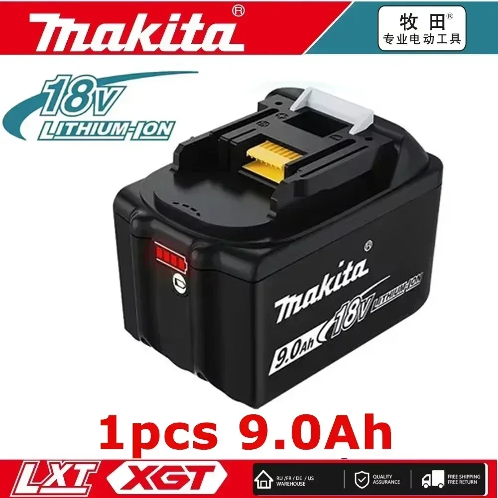 2025 NEW original Makita 18V 6.0Ah5.0Ah9.0Ah Rechargeable Battery for Makita 18V BL1830B BL1840B BL1850 BL1850B Power Tools
2025 NEW original Makita 18V 6.0Ah5.0Ah9.0Ah Rechargeable Battery for Makita 18V BL1830B BL1840B BL1850 BL1850B Power Tools