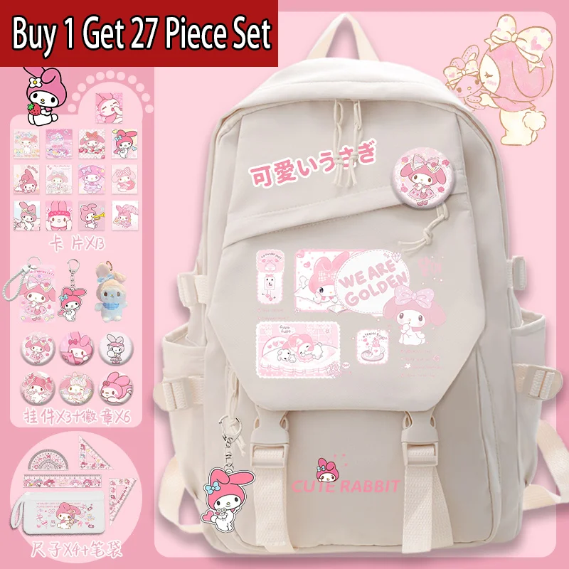 Sanrio Backpack 2025 New Model Melody Cartoon Print School Bag High Beauty Large Capacity Lightweight Back to School Backpack
Sanrio Backpack 2025 New Model Melody Cartoon Print School Bag High Beauty Large Capacity Lightweight Back to School Backpack