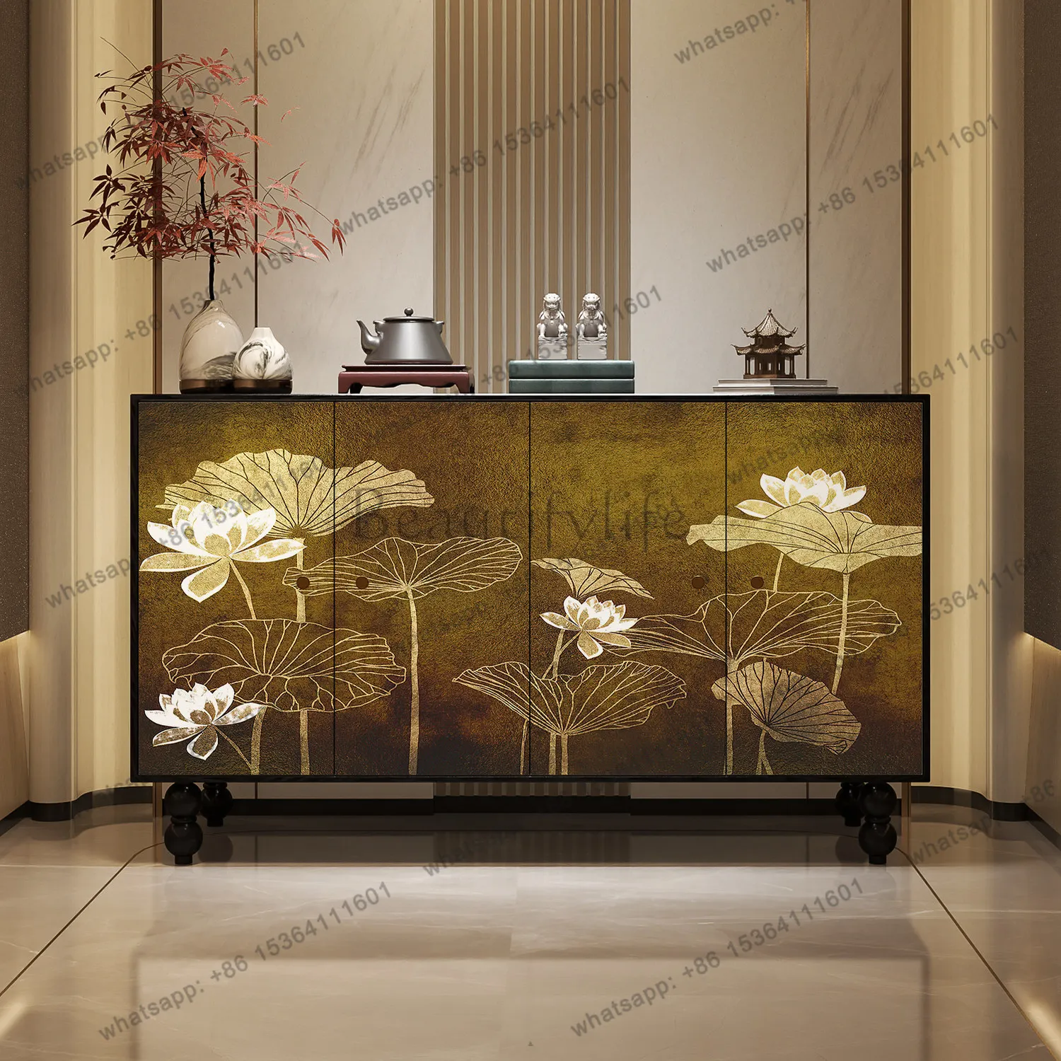 French retro entrance dining side cabinet storage restaurant tea cabinet
French retro entrance dining side cabinet storage restaurant tea cabinet