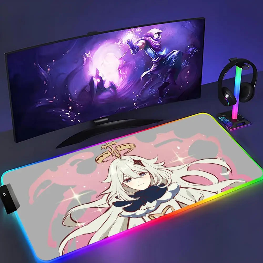 Коврик для мыши paimon XXL RGB коврик для мыши Kawaii игровые аксессуары компьютерная клавиатура большой светодиодный настольный коврик с подсветкой коврик для мыши
Коврик для мыши paimon XXL RGB коврик для мыши Kawaii игровые аксессуары компьютерная клавиатура большой светодиодный настольный коврик с подсветкой коврик для мыши