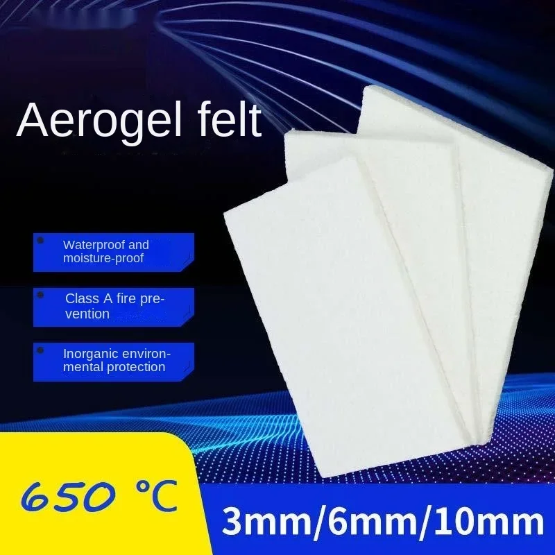 Ultra-thin Insulating Aerogel Felt Silica Nano Aerogel Suitable For High Temperature Pipeline Thickness 3mm 6mm 10mm
Ultra-thin Insulating Aerogel Felt Silica Nano Aerogel Suitable For High Temperature Pipeline Thickness 3mm 6mm 10mm