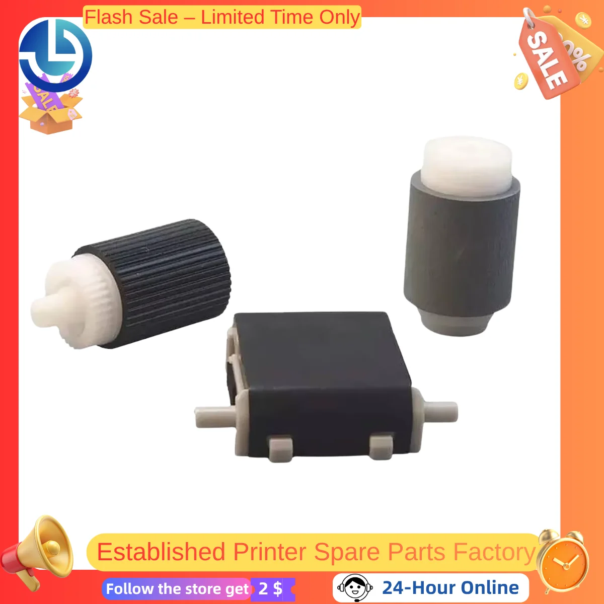 Doc Feeder Maintenance Kit Compatible with Canon iR Series (iR 2206 / 2520i / 2525i / 2530i) for Pickup Component
Doc Feeder Maintenance Kit Compatible with Canon iR Series (iR 2206 / 2520i / 2525i / 2530i) for Pickup Component