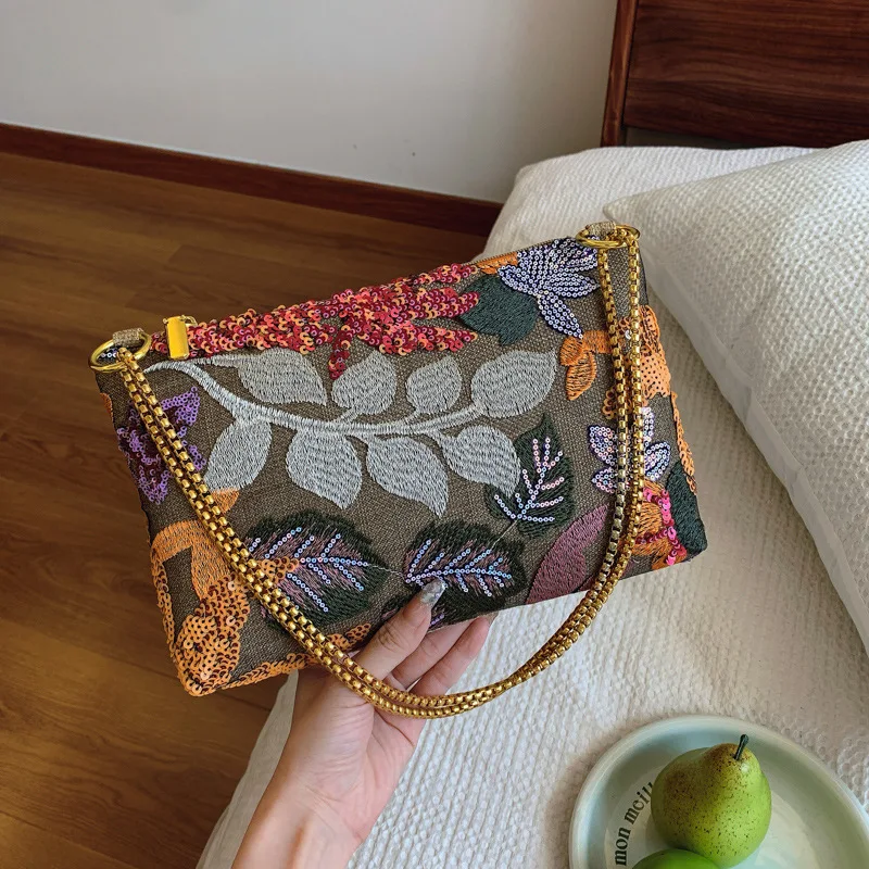 Вечерняя сумка-клатч с пайетками и вышивкой, женская сумка-конверт с мягким хлопковым вкладышем, модный европейский стиль
Вечерняя сумка-клатч с пайетками и вышивкой, женская сумка-конверт с мягким хлопковым вкладышем, модный европейский стиль