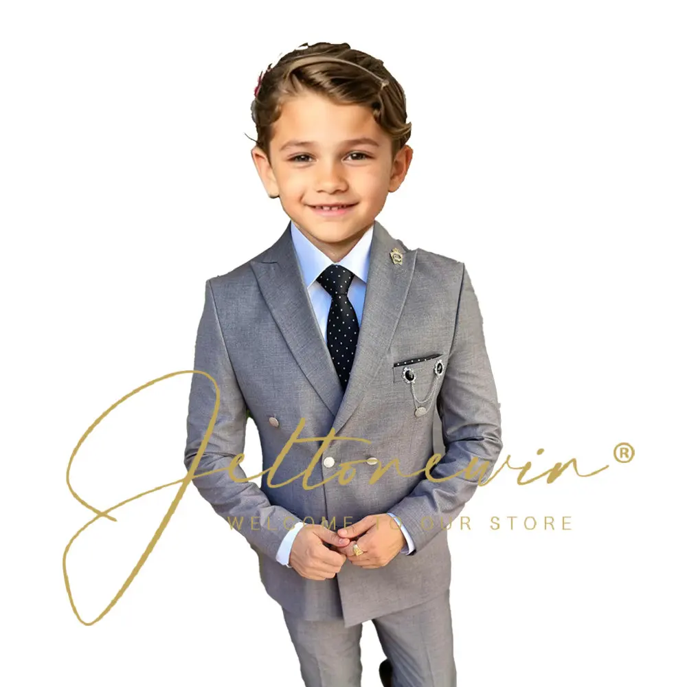 Suit for Boys Festival Wedding Tuxedo Peak Lapel Jacket Pants 2-piece Set Fashion Custom Clothes 2-16 Years Old vestidos de
Suit for Boys Festival Wedding Tuxedo Peak Lapel Jacket Pants 2-piece Set Fashion Custom Clothes 2-16 Years Old vestidos de