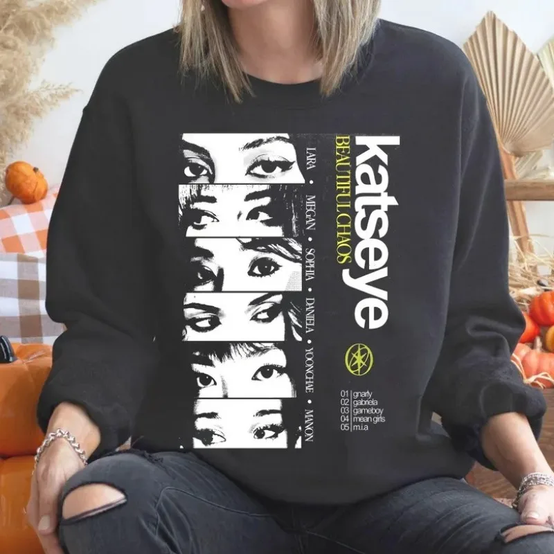 KATSEYE Merch 2025 Sweatshirts Cosplay Women Men Fashion Streetwear Fashion Hoodie Outwear
KATSEYE Merch 2025 Sweatshirts Cosplay Women Men Fashion Streetwear Fashion Hoodie Outwear