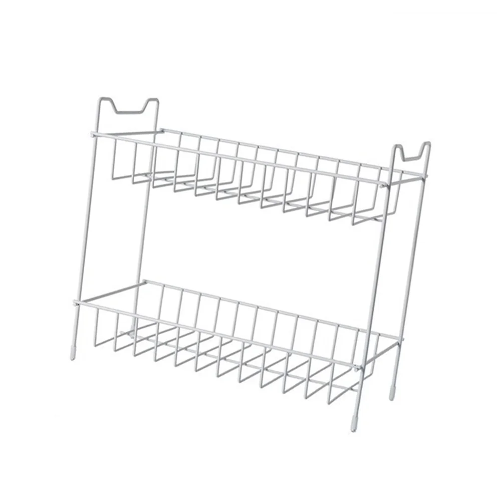 Hollow Bottom Seasoning Storage Shelf Iron Kitchen Organizer Rack Spice Storege 2 Layers
Hollow Bottom Seasoning Storage Shelf Iron Kitchen Organizer Rack Spice Storege 2 Layers
