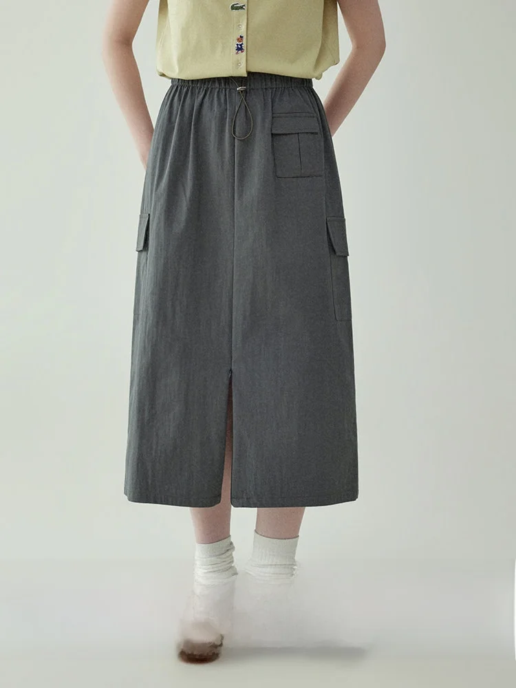 AMUU Original Japanese Style High Waist Zipper Slit Midi Work Skirt Women Summer New Cotton Nylon A-Line Half-length Skirt
AMUU Original Japanese Style High Waist Zipper Slit Midi Work Skirt Women Summer New Cotton Nylon A-Line Half-length Skirt