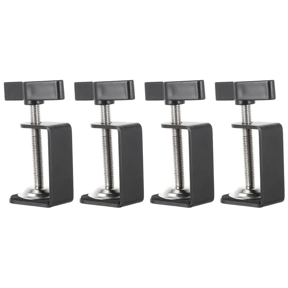 4 Pcs Metal Base Clamps Table Mount Desk Clamps Stainless Steel 360 Degree Rotation Universal Adjustable Hardware
4 Pcs Metal Base Clamps Table Mount Desk Clamps Stainless Steel 360 Degree Rotation Universal Adjustable Hardware