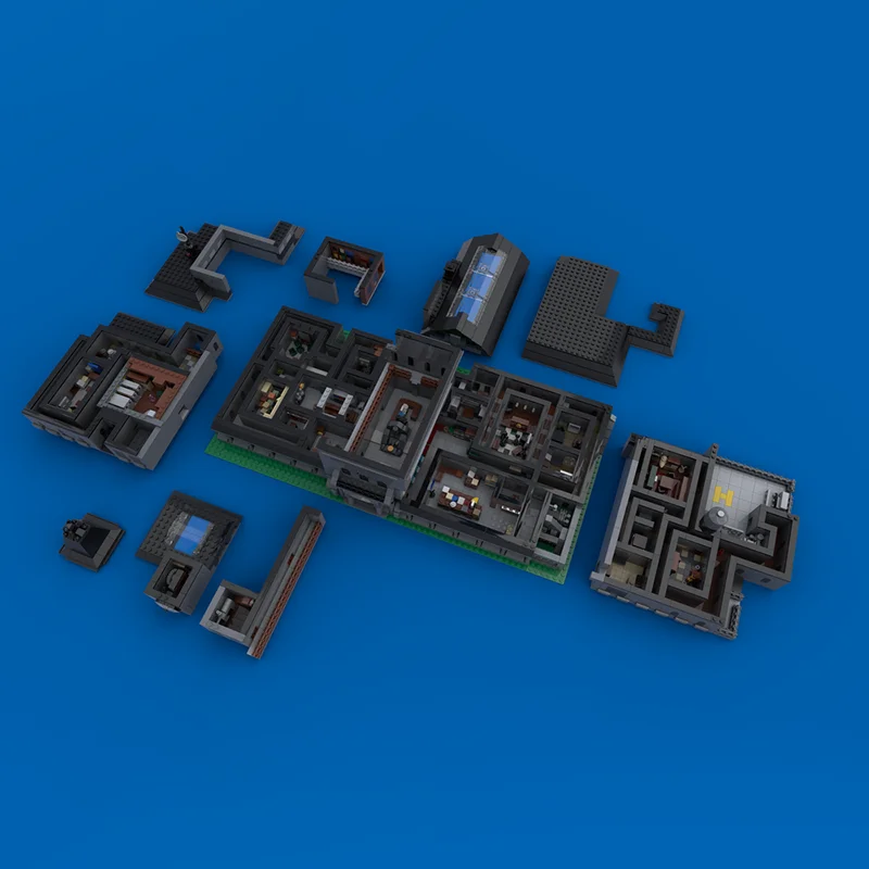Moc Building Blocks Modular Popular Games - Police Department Model Technology Brick DIY Assembly Construction Holiday Toy
Moc Building Blocks Modular Popular Games - Police Department Model Technology Brick DIY Assembly Construction Holiday Toy