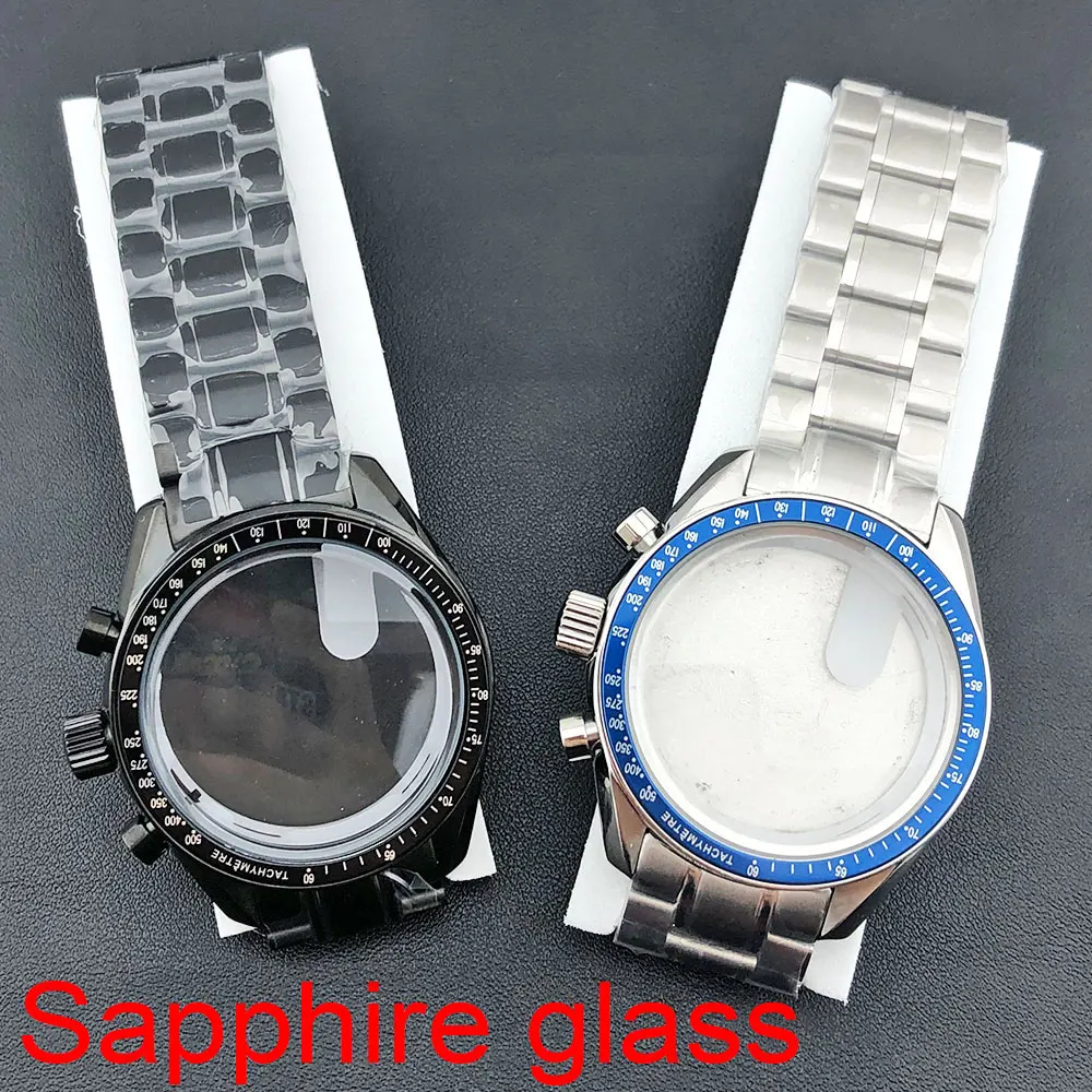 Speedmaster 40mm 316L stainless steel sapphire glass case suitable for 20mm strap and VK63 movement 5BAR water proof chronomete
Speedmaster 40mm 316L stainless steel sapphire glass case suitable for 20mm strap and VK63 movement 5BAR water proof chronomete