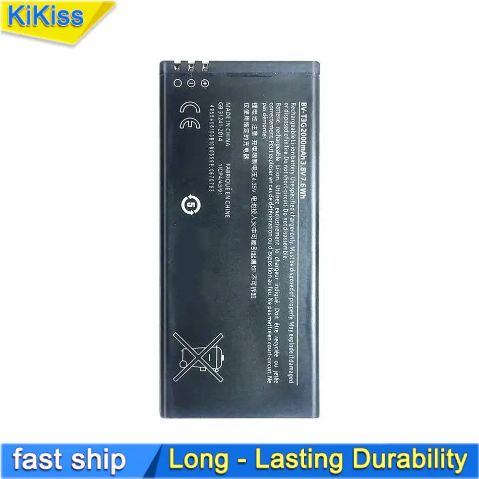 Mobile Phone Battery Premium Replacement For Nokia Microsoft Lumia 650 RM-1154 BVT3G BV T3G Reliable Power Supply 2000Mah BV-T3G
Mobile Phone Battery Premium Replacement For Nokia Microsoft Lumia 650 RM-1154 BVT3G BV T3G Reliable Power Supply 2000Mah BV-T3G