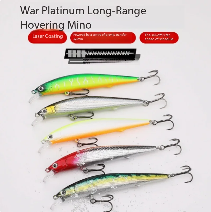 Zhanbo Suspending Minnow Dead Fly Weight System Suspend Hover Optimized Longcast Zhanbo Profile Dual Treble Hooks for Bass Perch
Zhanbo Suspending Minnow Dead Fly Weight System Suspend Hover Optimized Longcast Zhanbo Profile Dual Treble Hooks for Bass Perch
