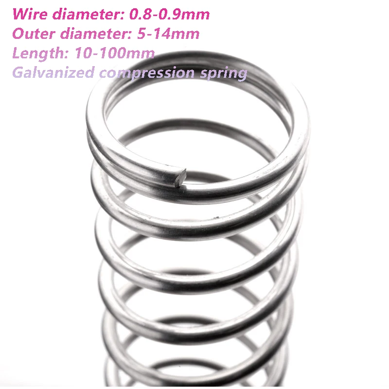 6PCS Outer Diameter 0.9mm Galvanized Y-shaped Compression Spring Return Spring Length 10mm-60mm Outer Diameter 5mm-14mm
6PCS Outer Diameter 0.9mm Galvanized Y-shaped Compression Spring Return Spring Length 10mm-60mm Outer Diameter 5mm-14mm