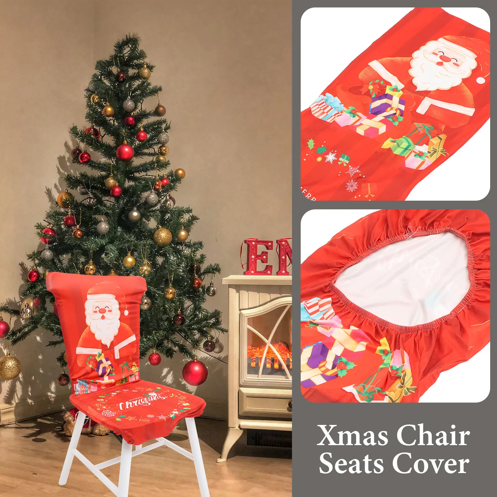 1pc Lovely Seats Cover Christmas Chair Cover Easy Installation Disassembly Practical Gift Idea for Family Friends
1pc Lovely Seats Cover Christmas Chair Cover Easy Installation Disassembly Practical Gift Idea for Family Friends