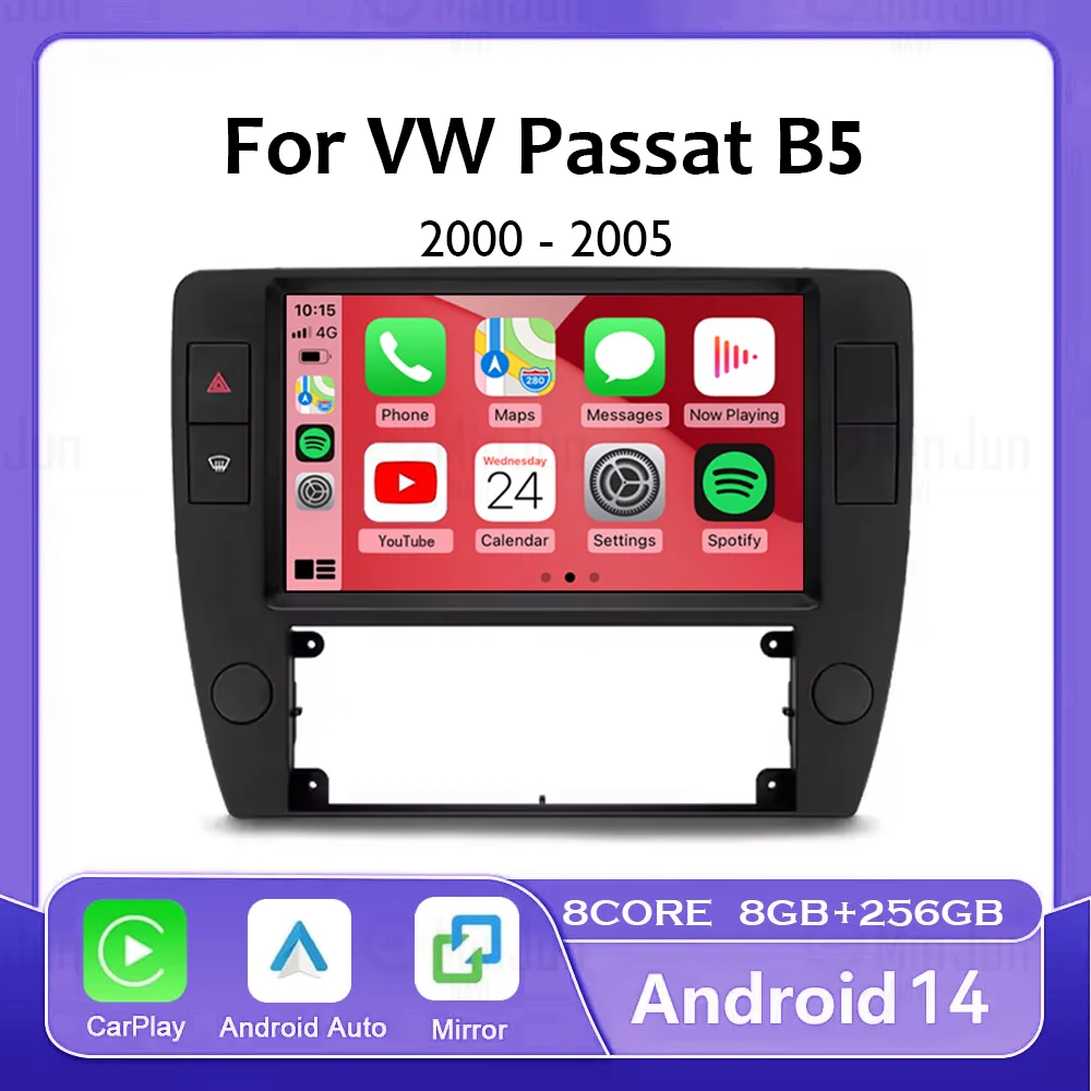 Автомобильный радиоприемник Android 14 для Volkswagen Passat B5 2000-2005 Carplay GPS-навигация Android Auto Стерео 4G + WIFI Видео QLED Экран
Автомобильный радиоприемник Android 14 для Volkswagen Passat B5 2000-2005 Carplay GPS-навигация Android Auto Стерео 4G + WIFI Видео QLED Экран