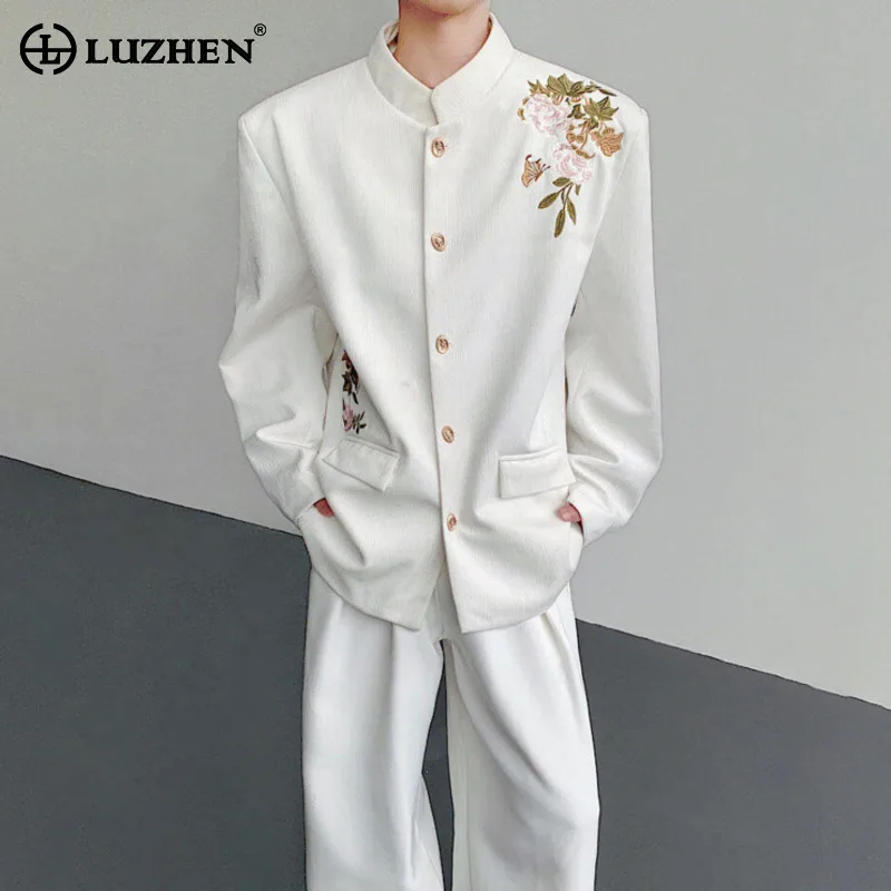 LUZHEN 2025 New Elegant Fashion Embroidery Pattern Casual Blazer Coat Men's Original Stand Neck Handsome Casual Jacket JY2926
LUZHEN 2025 New Elegant Fashion Embroidery Pattern Casual Blazer Coat Men's Original Stand Neck Handsome Casual Jacket JY2926
