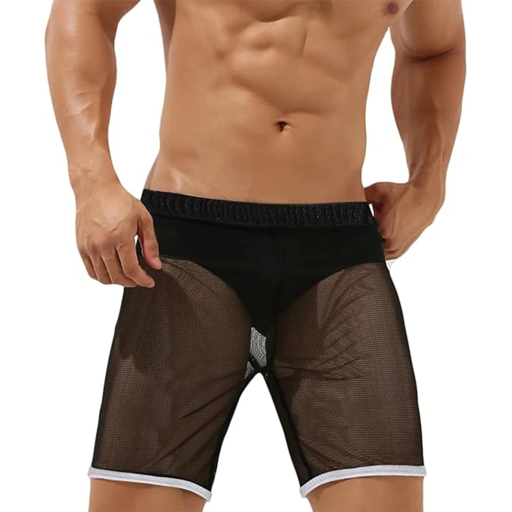 ZONBAILON Mens Mesh Shorts Sexy See Through Lounge Hollow Boxer Underwear For Men
ZONBAILON Mens Mesh Shorts Sexy See Through Lounge Hollow Boxer Underwear For Men