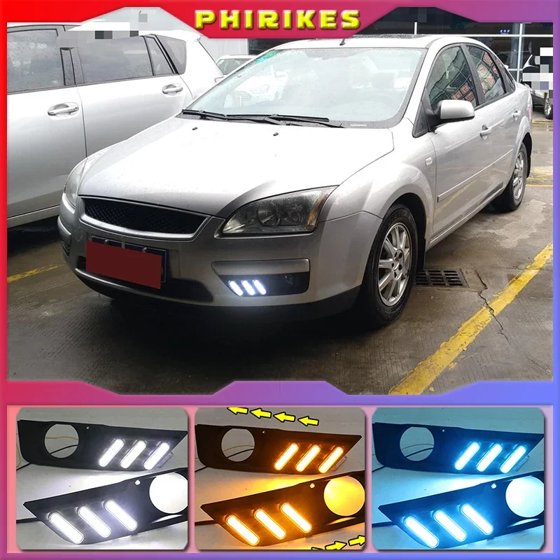 Car led drl For Ford Focus 2005 2006 front Driving Lamp Foglight Daytime Running light Drl White yellow 12V
Car led drl For Ford Focus 2005 2006 front Driving Lamp Foglight Daytime Running light Drl White yellow 12V