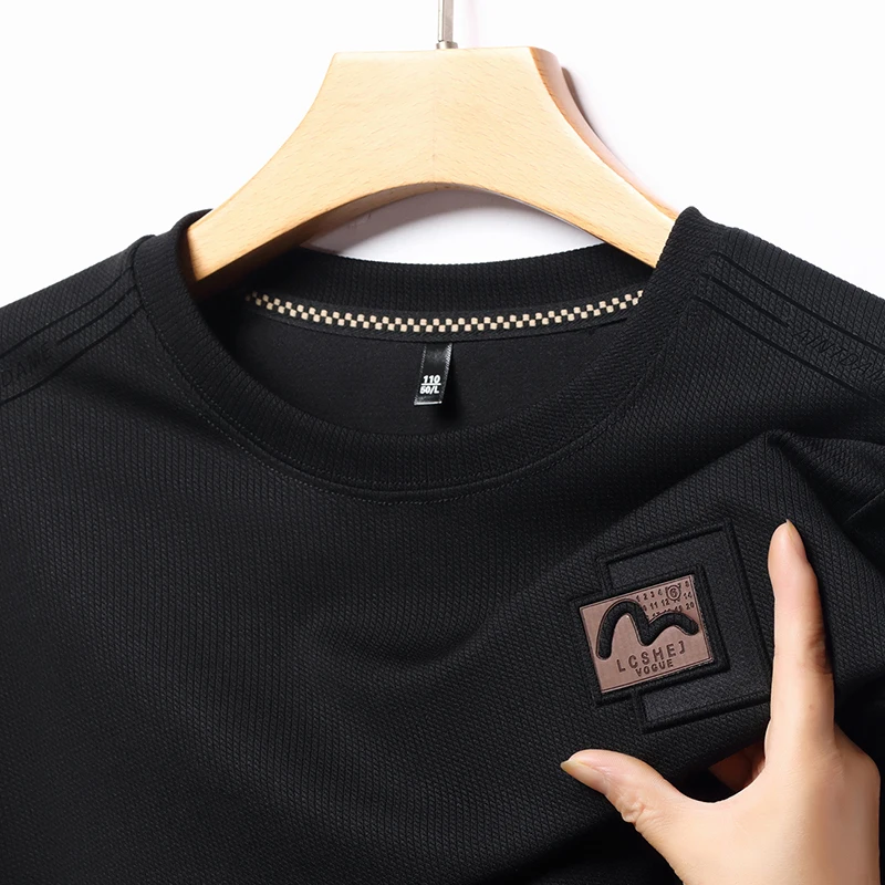 High End Quality Designer Printed 2024 Autumn Men's New Luxury Brand T-Shirt Waffle O-Neck Long Sleeved Fashionable Casual Top
High End Quality Designer Printed 2024 Autumn Men's New Luxury Brand T-Shirt Waffle O-Neck Long Sleeved Fashionable Casual Top
