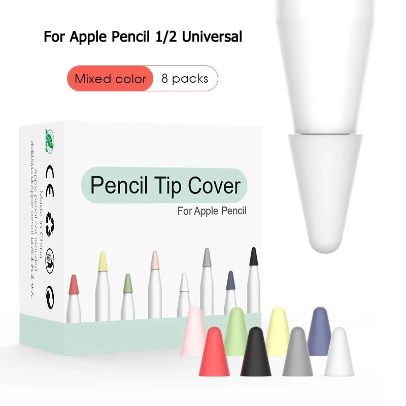 Universal Soft Silicone Replacement Tips Case For Apple Pencil 1st 2nd gen Touch Screen Stylus Pen Case Nib Protective Cover
Universal Soft Silicone Replacement Tips Case For Apple Pencil 1st 2nd gen Touch Screen Stylus Pen Case Nib Protective Cover
