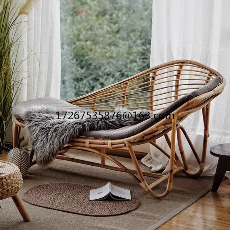Retro princess reclining chair home balcony casual nap chair natural rattan chair simple
Retro princess reclining chair home balcony casual nap chair natural rattan chair simple