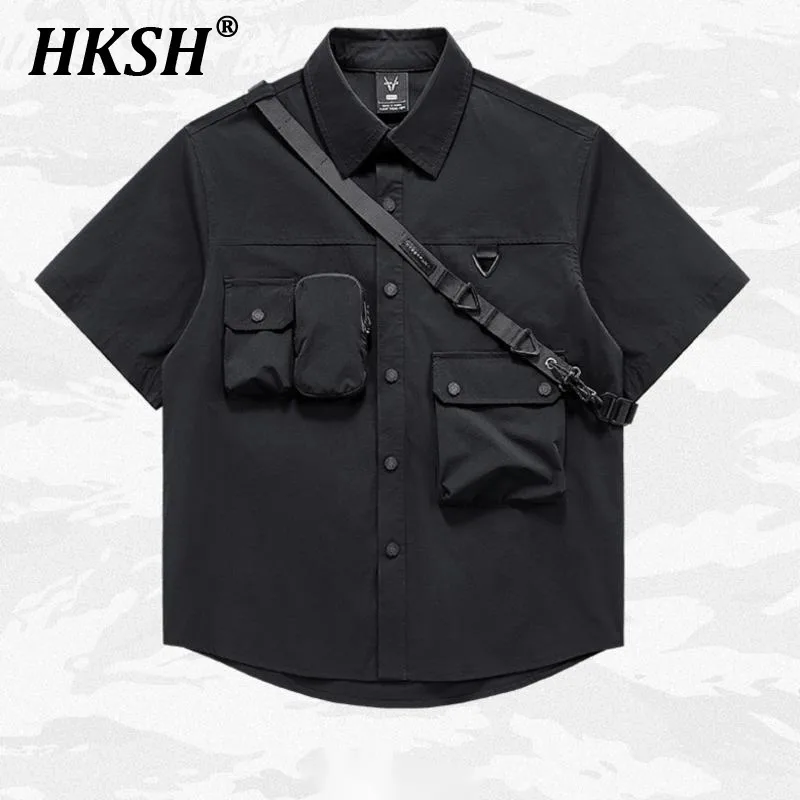 HKSH Summer New Men Tide High Street Elegant Fashion Short Sleeve Shirt Outdoor Multi-Pocket Loose Chic Casual Shirts Ins HK5947
HKSH Summer New Men Tide High Street Elegant Fashion Short Sleeve Shirt Outdoor Multi-Pocket Loose Chic Casual Shirts Ins HK5947