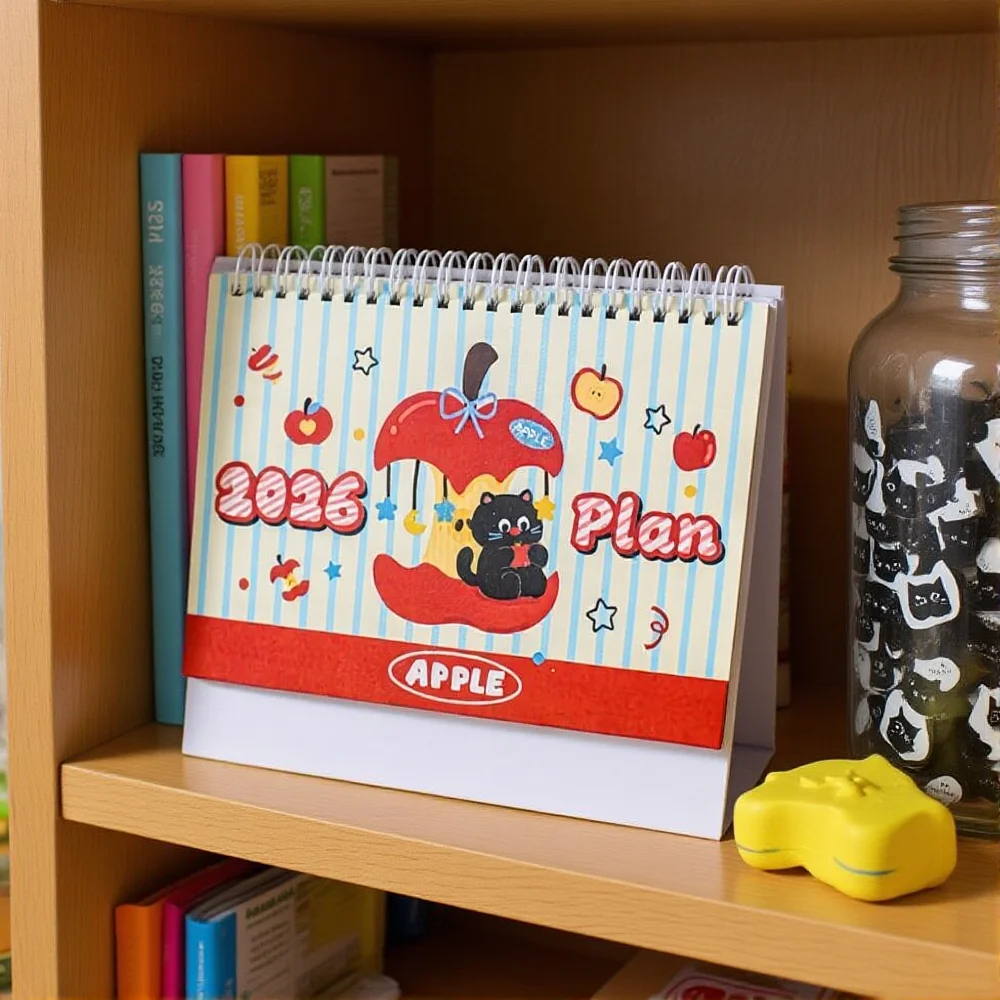 Time Management Calendar High Quality Cartoon Desk Calendar 2026 Desktop Calendar Double Helix Binding Planner Agenda Organizer
Time Management Calendar High Quality Cartoon Desk Calendar 2026 Desktop Calendar Double Helix Binding Planner Agenda Organizer